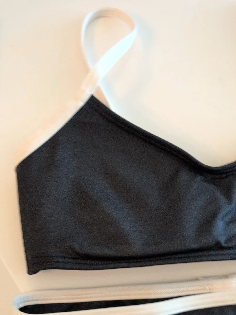 Kate Spade spade Black and White Contrast Bikini Set
